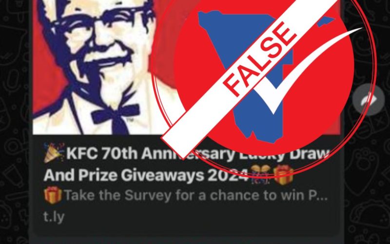 KFC fake giveaway