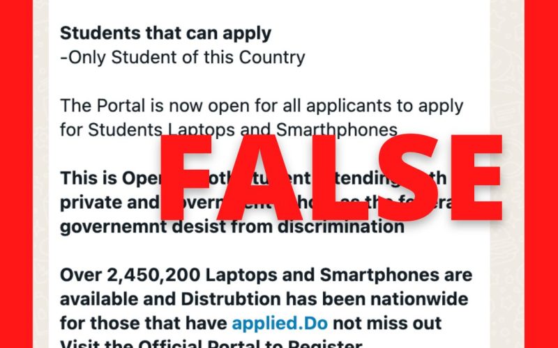 Laptops hoax